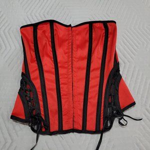 Charlotte Russe Sexy Lace Up Corset Bustier S